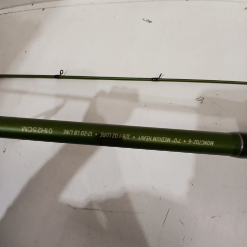 PFLUEGER BAITCAST ROD - MEDIUM HEAVY - 7FT - GREEN (MODEL: MONC702-6) image 6
