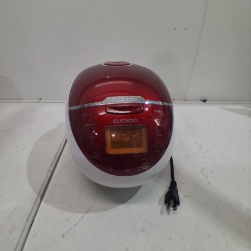 CUCKOO RICE COOKER & WARMER, 6 CUPS, SMALL, RED/WHITE (MODEL: CR-0655F) image 3