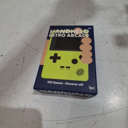J'ADORE HANDHELD RETRO ARCADE GAME - 100 GAMES - 3.1" X 4.7" - GREEN (MODEL: 851780) image 2
