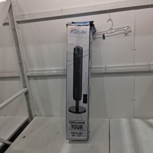 SENVILLE OSCILLATING TOWER FAN 120 V - 42" - BLACK (MODEL: SENTF-19JRA) image 2