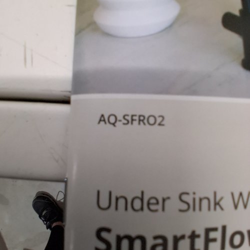 7PC AQUASANA SMARTFLOW REVERS OSMISI 4-STAGE DRINKING WATER FILTRATION SYSTEM WITH TAP - 40-80 PSI - 25.7 GAL - 51.4GPD - CHROME / WHITE (MODEL: AQ-SFR02) image 2