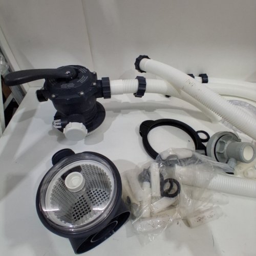 INTEX KRYSTAL CLEAR SAND FILTER PUMP FOR ABOVE GROUND POOLS: 5500 TO 19,600 GAL, 3000 GPH, 120 LBS SAND CAPACITY - 110-120 V (ITEM: 26651EG) image 6