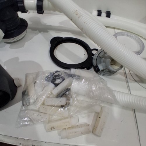INTEX KRYSTAL CLEAR SAND FILTER PUMP FOR ABOVE GROUND POOLS: 5500 TO 19,600 GAL, 3000 GPH, 120 LBS SAND CAPACITY - 110-120 V (ITEM: 26651EG) image 7