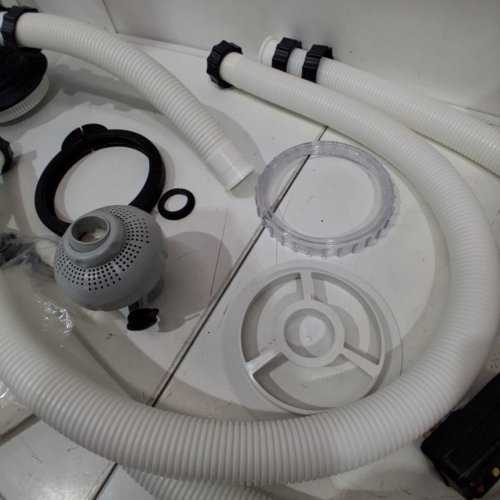 INTEX KRYSTAL CLEAR SAND FILTER PUMP FOR ABOVE GROUND POOLS: 5500 TO 19,600 GAL, 3000 GPH, 120 LBS SAND CAPACITY - 110-120 V (ITEM: 26651EG) image 8