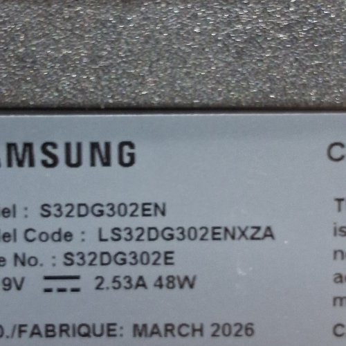 SAMSUNG 32" FHD ODYSSEY G3 GAMING MONITOR WITH ERGONOMIC STAND, AMD FREESYNC™, EYE SAVER MODE, BLACK EQUALIZER - 1080P -180HZ - 1MS - BLACK (MODEL: S32DG302EN) image 12