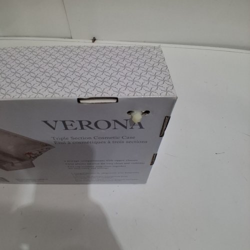 VERONA TRIPLE-SECTION COSMETIC CASE - FLORAL/BIRD PRINT (MODEL: 1208929) image 3