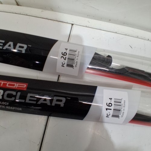 2PC POWERCLEAR BY POWERSTOP WINDSHIELD WIPER BLADE KIT - 16"/26" - BLACK image 3