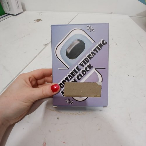 PORTABLE VIBRATING ALARM CLOCK - PURPLE image 5