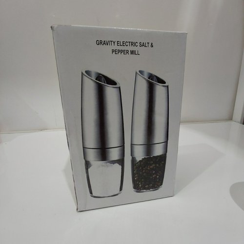 KSL ELECTRIC GRAVITY GRINDER FOR SALT AND OR PEPPER- SILVER image 4