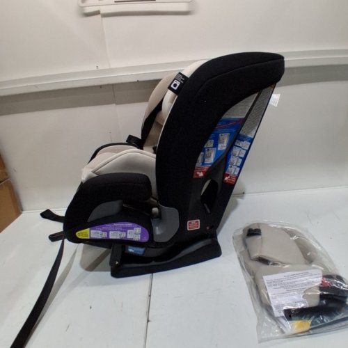 GRACO EASY TURN 360 CONVERTIBLE SWIVEL CAR SEAT, REAR- AND FORWARD-FACING - 66 LBS MAX LOAD - BEIGE / BLACK (MODEL: 2227897) image 5