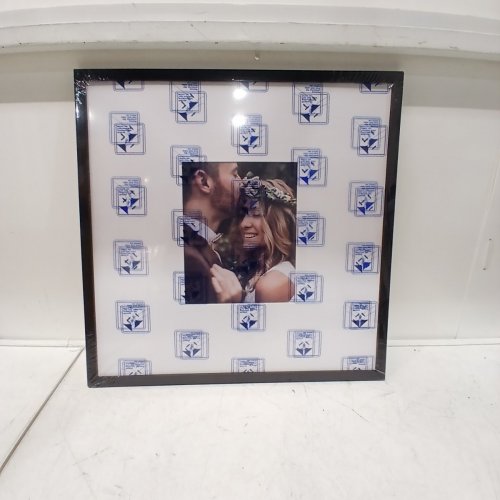 AMERICANFLAT FRAMED WALL ART - 20" X 20" MATTED TO 8" X 10"- BLACK image 3