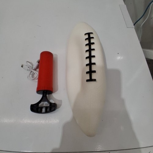 TOYSERY LIGHT-UP FOOTBALL - 10.35" - WHITE image 4