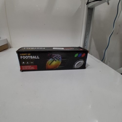 TOYSERY LIGHT-UP FOOTBALL - 10.35" - WHITE image 5