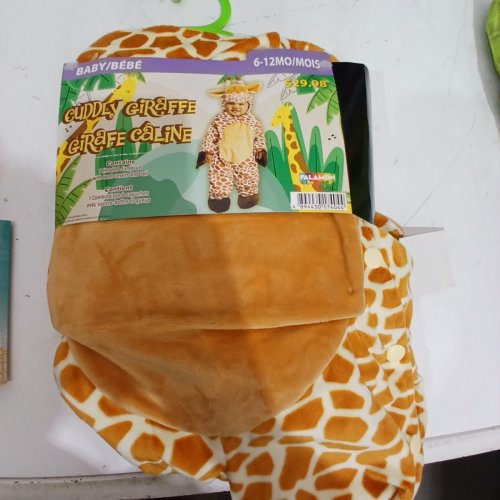BABY PALAMON CUDDLY GIRAFFE COSTUME - 6-12 MONTHS - BROWN (STYLE: 1538) image 2