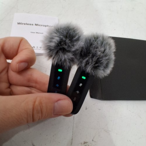 AMASUPER MINI MICROPHONE FOR IPHONE 17/16, IPAD, ANDROID - BLACK image 2