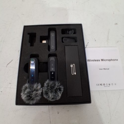 AMASUPER MINI MICROPHONE FOR IPHONE 17/16, IPAD, ANDROID - BLACK image 3