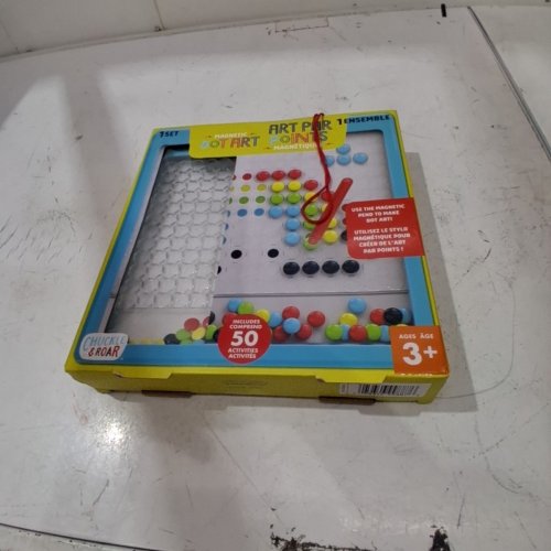 KIDS CHUCKLE & ROAR MESS FREE MAGNETIC DOT ART DESIGNER - FOR ON THE GO INDEPENDENT CREATIVITY (MODEL:62304) image 2