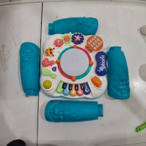 MULTI-FUNCTION BABY ACTIVITY TABLE - 11.8"X12.2" - BLUE/WHITE (MODEL: CY-7009B) image 4