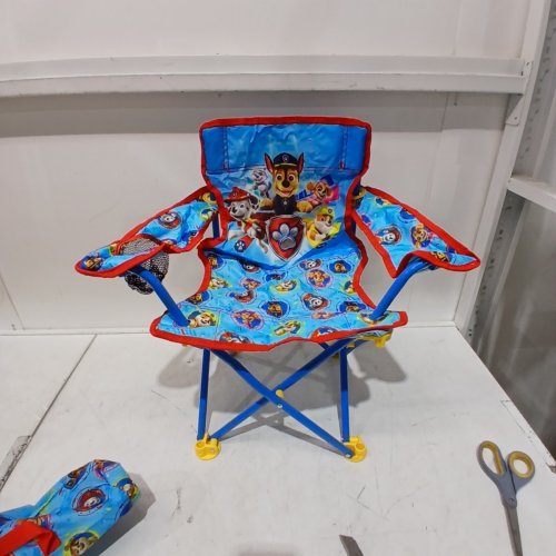 PAW PATROL KIDS CAMP CHAIR - 21" X 20" - BLUE/YELLOW (MODEL: 60279) image 3