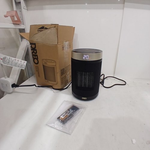 DREO COMPACT DIGITAL SPACE HEATER WITH REMOTE CONTROL - 1500W - GOLD (MODEL: DR-HSH006) image 3