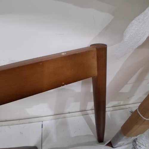 2PK COLAMY NOYA MID-CENTURY MODERN DINING CHAIRS - 250LBS MAX - BROWN/BEIGE - (MODEL: D6270) image 4