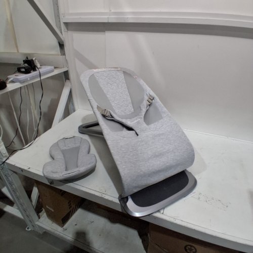 ERGOBABY EVOLVE 3-IN-1 ADJUSTABLE BOUNCER SEAT/CHAIR FOR NEWBORNS TO TODDLERS - 20LBS CAPACITY - LIGHT GREY (MODEL: EVLBNCLTGRYNA) image 4