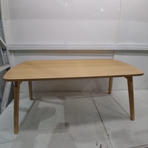 GARVEE LOW FOLDING LAPTOP COFFEE TABLE - 39.3" X 19.7" X 17.3" - BROWN image 3