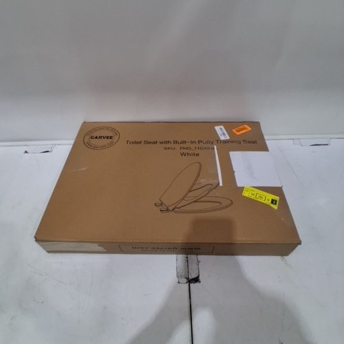 GARVEE ELONGATED TOILET SEAT WITH BUILT-IN POTTY-TRAINING WITH SEAT SOFT CLOSE MAGNETS - 18.4" - WHITE (MODEL: PHO_11GXIH2L) image 4