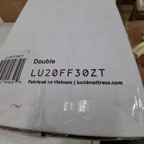 LUCID 5 ZONE LAVENDER MEMORY FOAM MATTRESS TOPPER - 2" - FULL - LAVENDER PURPLE image 3