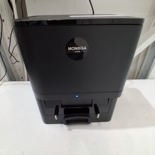 MONSGA 2-IN-1 SELF-EMPTYING VACUUM CLEANER/MOP SYSTEM WITH APP CONTROLS - BLACK (MODEL: MS1 MAX) image 6