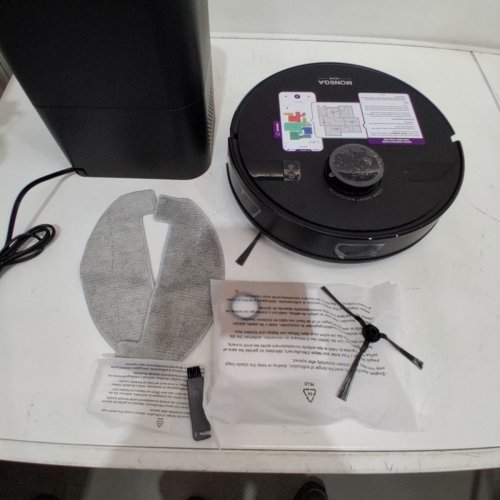 MONSGA 2-IN-1 SELF-EMPTYING VACUUM CLEANER/MOP SYSTEM WITH APP CONTROLS - BLACK (MODEL: MS1 MAX) image 9