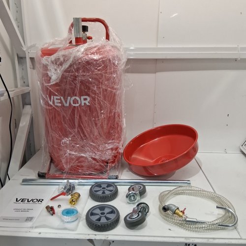 VEVOR WASTE OIL DRAIN TANK PORTABLE OIL DRAIN 20 GALLON image 3