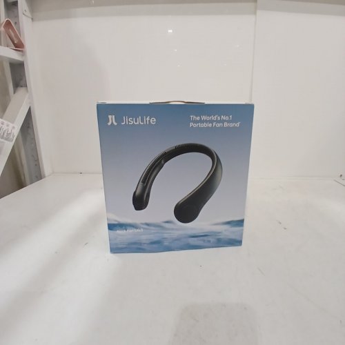 JISULIFE PORTABLE BLADELESS NECK FAN - BLACK image 2