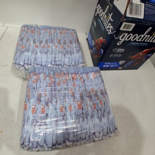 44PK BOY'S GOODNITES BEDTIME BEDWETTING UNDERWEAR - SMALL/MEDIUM (43-68LBS) - MARVEL'S SPIDERMAN (MODEL: 40531) image 2