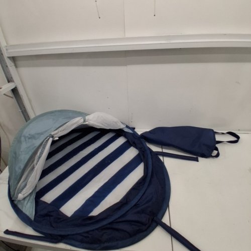 KIDS BABYMOOV BABYNI INFANT POP-UP BEACH SHELTER TENT - UPF 50+ SUN PROTECTION, VENTILATED OUTDOOR CANOPY, FLOOR MAT, TRAVEL BAG - BLUE image 2