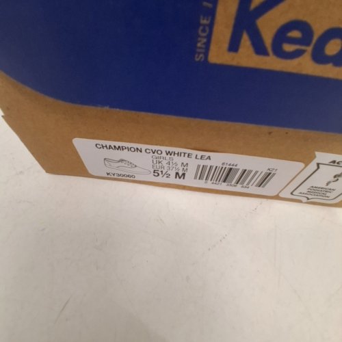 WOMEN'S KEDS CHAMPION CANVAS SNEAKERS - SIZE 5.5 - WHITE image 2