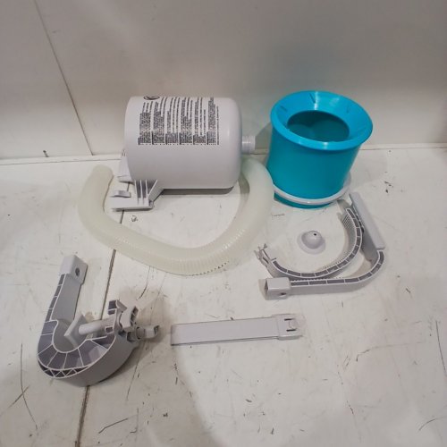 INTEX DELUXE WALL MOUNT POOL CLEANING SURFACE SKIMMER FOR ABOVE GROUND POOL - BLUE/WHITE - (MODEL: 28000E) image 3