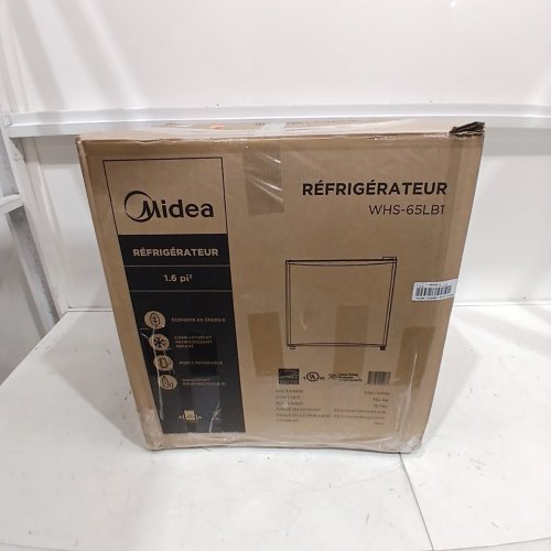 MIDEA COMPACT SINGLE-DOOR MINI REFRIGERATOR - BLACK (MODEL: WHS-65LB1) image 7