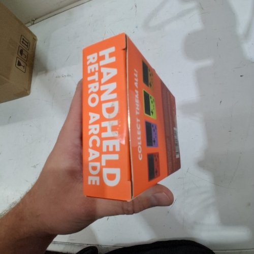 J'ADORE HANDHELD RETRO ARCADE GAME - 100 GAMES - 3.1" X 4.7" - ORANGE (MODEL: 851782) image 3