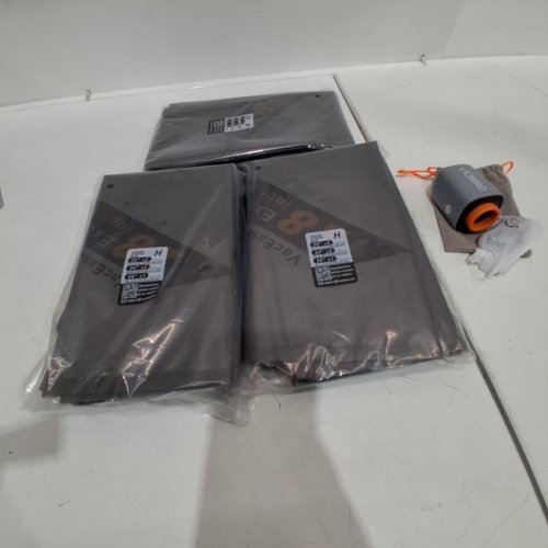 16 PC VACBIRD VACUUM STORAGE BAGS WITH ELECTRIC PUMP 20"/24"/28" - GREY/ORANGE image 3