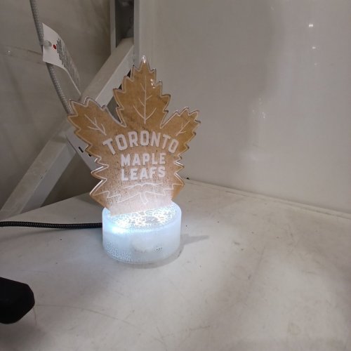 3D ILLUSION LAMP WITH REMOTE CONTROL - TORONTO MAPLE LEAFS (MODEL: 2922) image 2