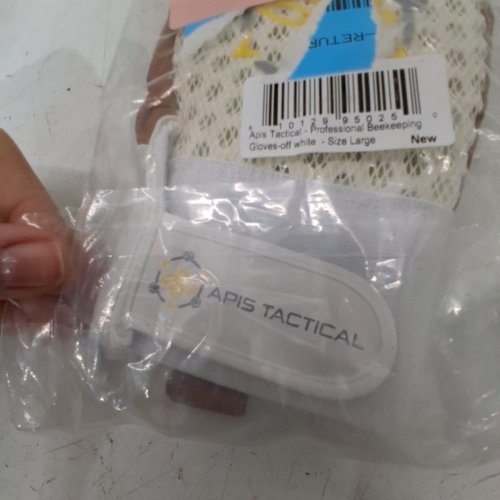 APIX TACICAL PROFESSIONAL BEEKEEPING GLOVES - LARGE - OFF WHITE image 3