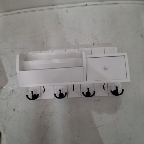 REBEE VISION KEY AND MAIL HOLDER - 16" - WHITE image 2