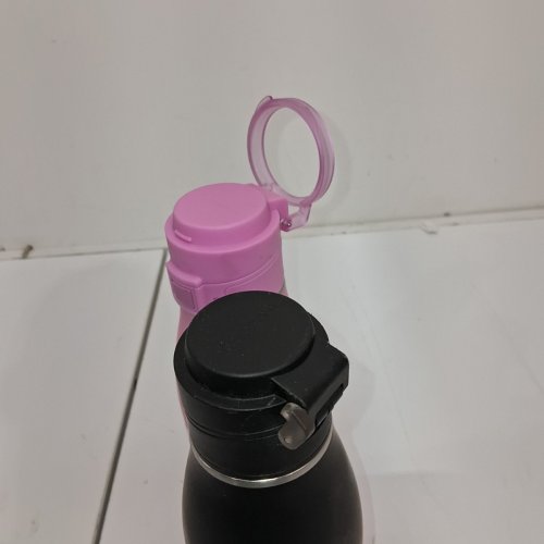 2PK THERMOFLASK LEAKPROOF COMFORT SIP STAINLESS STEEL BOTTLE - 25OZ - BLACK/PINK (MODEL: 1901736) image 3