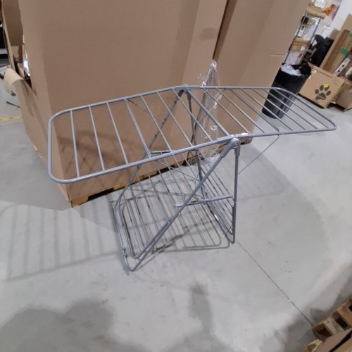 SONGMICS FOLDING CLOTHES DRYING RACK - GRAY (MODEL: LLR053G02) image 2
