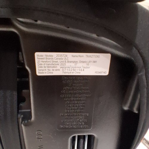 GRACO C20 TRANZITIONS 3-IN-1 HARNESS BOOSTER CAR SEAT - 100LBS CAP - BLACK (MODEL: 2035724) image 2