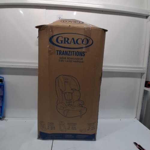 GRACO C20 TRANZITIONS 3-IN-1 HARNESS BOOSTER CAR SEAT - 100LBS CAP - BLACK (MODEL: 2035724) image 7