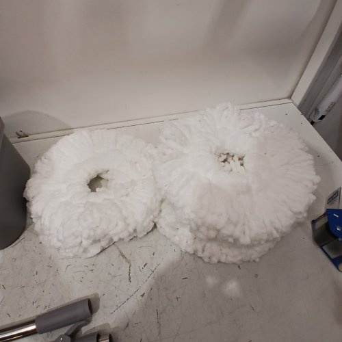 RINSEWISE 4 CHAMBER SPIN MOP AND BUCKET WITH SEPARATE CLEAN AND DIRTY WATER BUCKET SYSTEM - GREY image 4