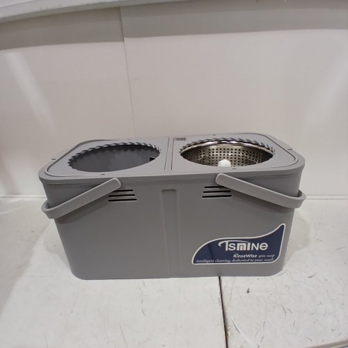 RINSEWISE 4 CHAMBER SPIN MOP AND BUCKET WITH SEPARATE CLEAN AND DIRTY WATER BUCKET SYSTEM - GREY image 6