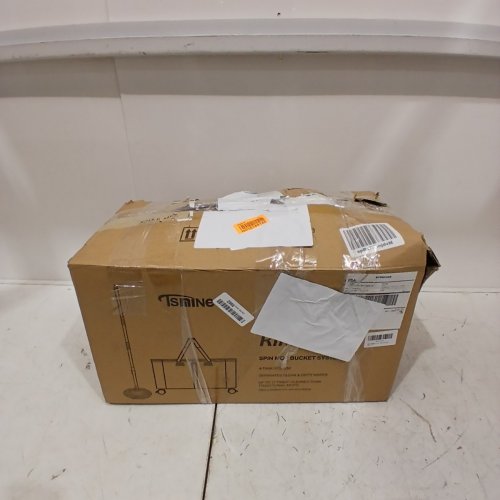 RINSEWISE 4 CHAMBER SPIN MOP AND BUCKET WITH SEPARATE CLEAN AND DIRTY WATER BUCKET SYSTEM - GREY image 8